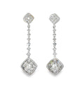 H.J. Namdar Diamond Beaded Cluster Drop Earrings