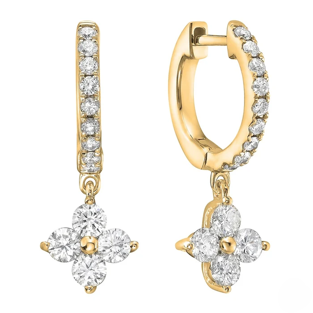 Diamond Drop Earrings