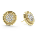 LAGOS 18K Gold Diamond Stud Earrings