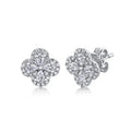 Shy Creations Diamond Clover Stud Earrings