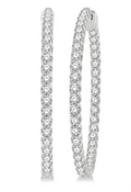 Ashi Diamond Inside-Out Diamond Hoop Earrings
