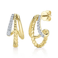 Shy Creations Diamond Rope Earrings