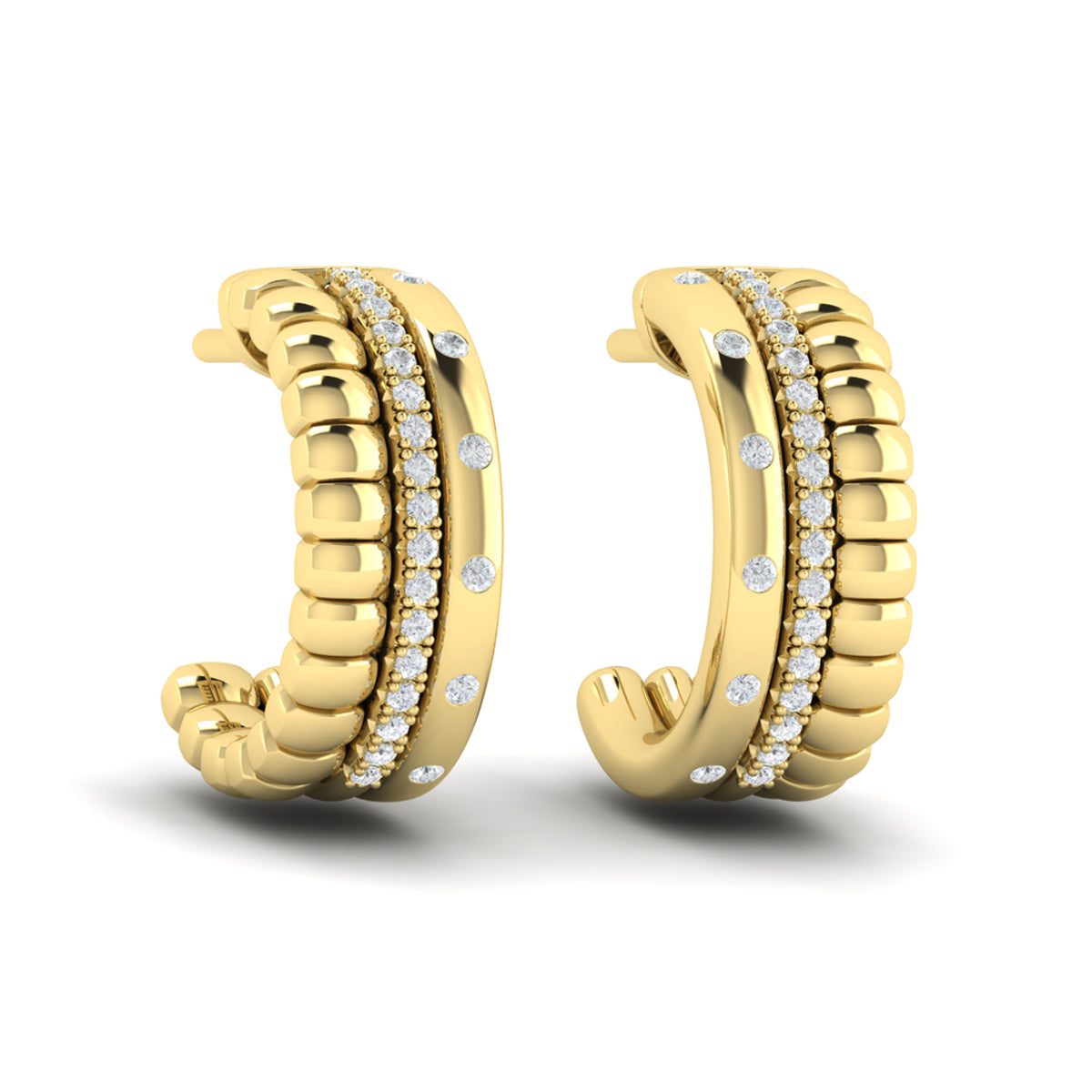 Vlora Jewels Triple Hoop Earrings
