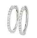 H.J. Namdar Oval Diamond Hoops
