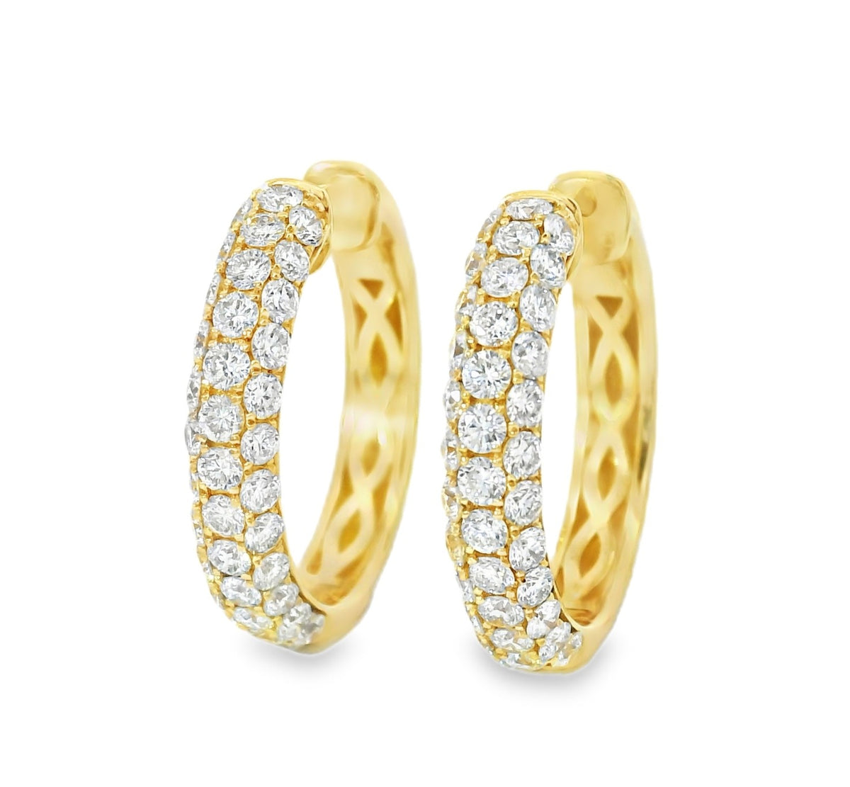 H.J. Namdar Triple Row Hoops