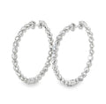 H.J. Namdar Single Prong Diamond Hoops