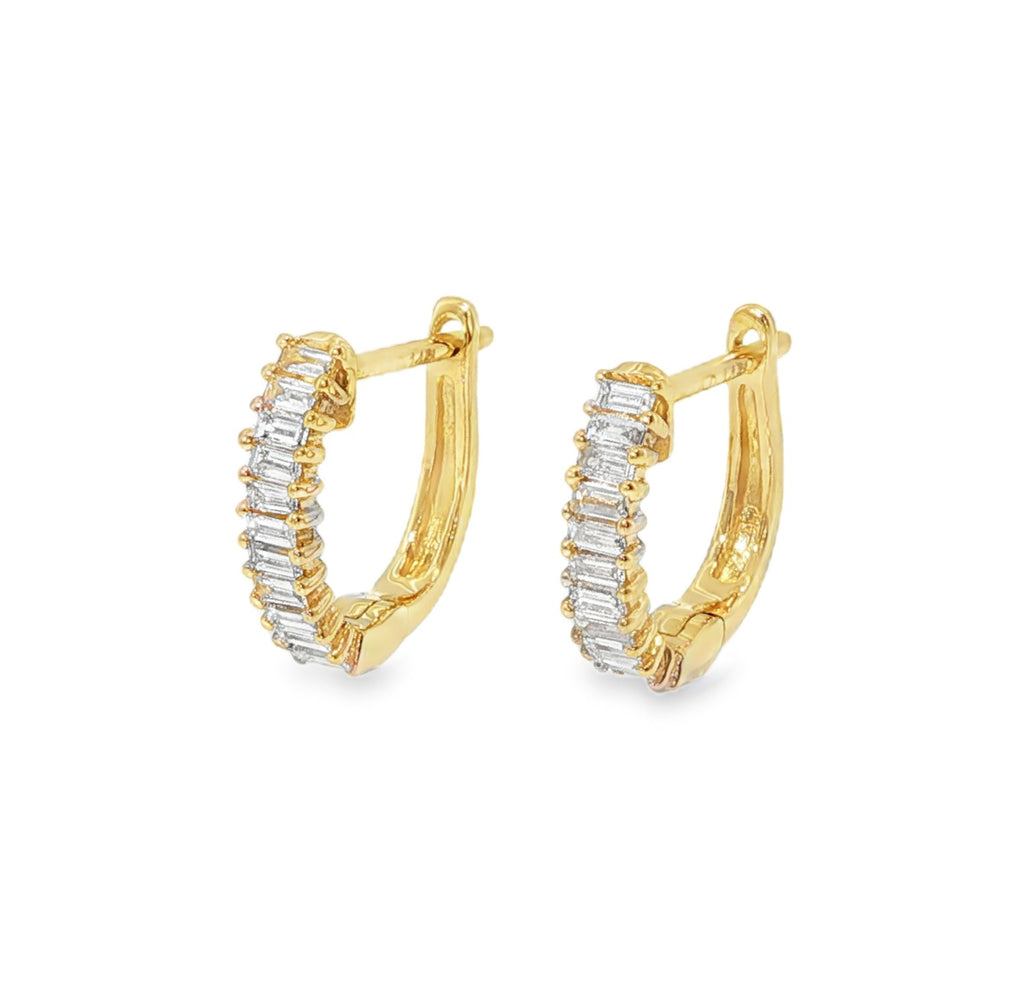 Unison Jewelry Diamond Huggies