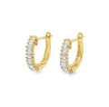 Unison Jewelry Diamond Huggies