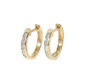Arya's Collection Channel Diamond Hoops