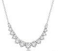 Graduated Diamond Smile Necklace