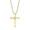 Shy Creations Diamond Cross Necklace
