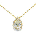 Diamond Halo Pendant