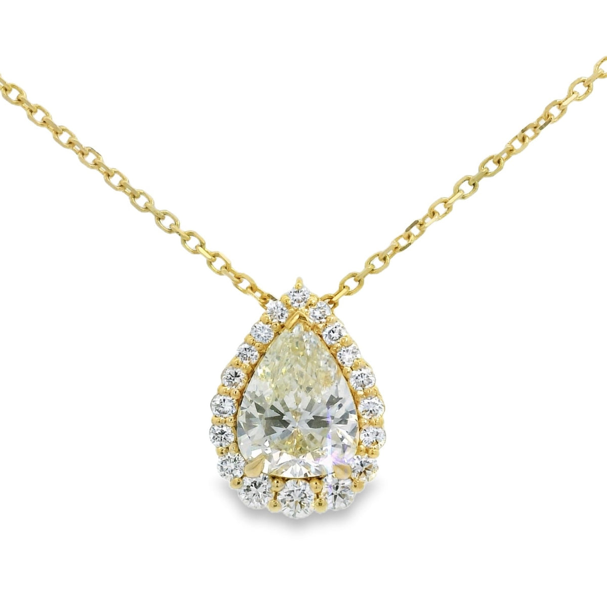 Diamond Halo Pendant