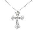 Raymond Mazza Fluted Diamond Cross