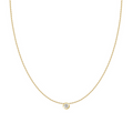 Unison Jewelry Diamond Solitaire Bezel Pendant