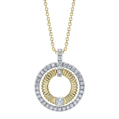Shy Creations Diamond Circle Pendant