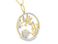 Dilamani Diamond Sea Turtle & Sea Shell Pendant