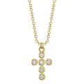 Shy Creations Bezel Diamond Cross