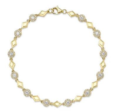 Shy Creations Geo Cut Diamond Bracelet