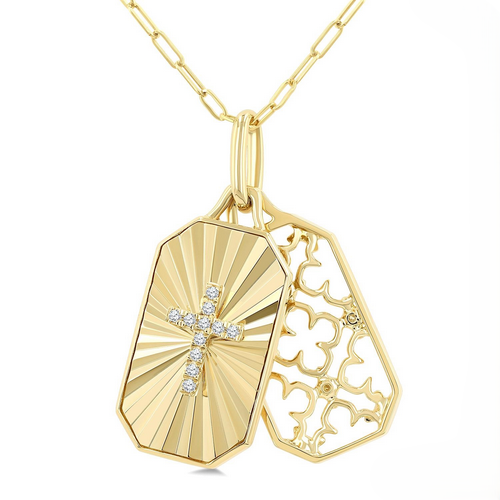 Diamond Cross Pendant