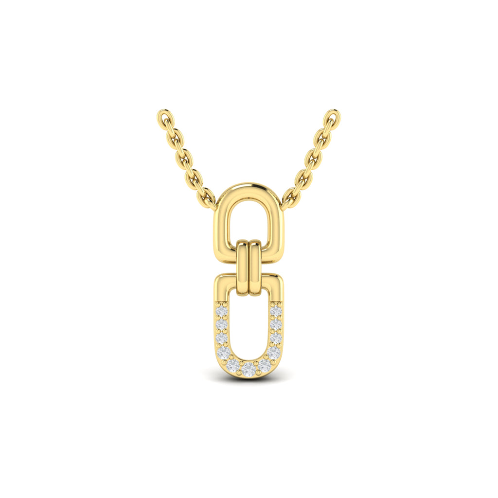 Vlora Jewels Silhouette Link Necklace, view 2