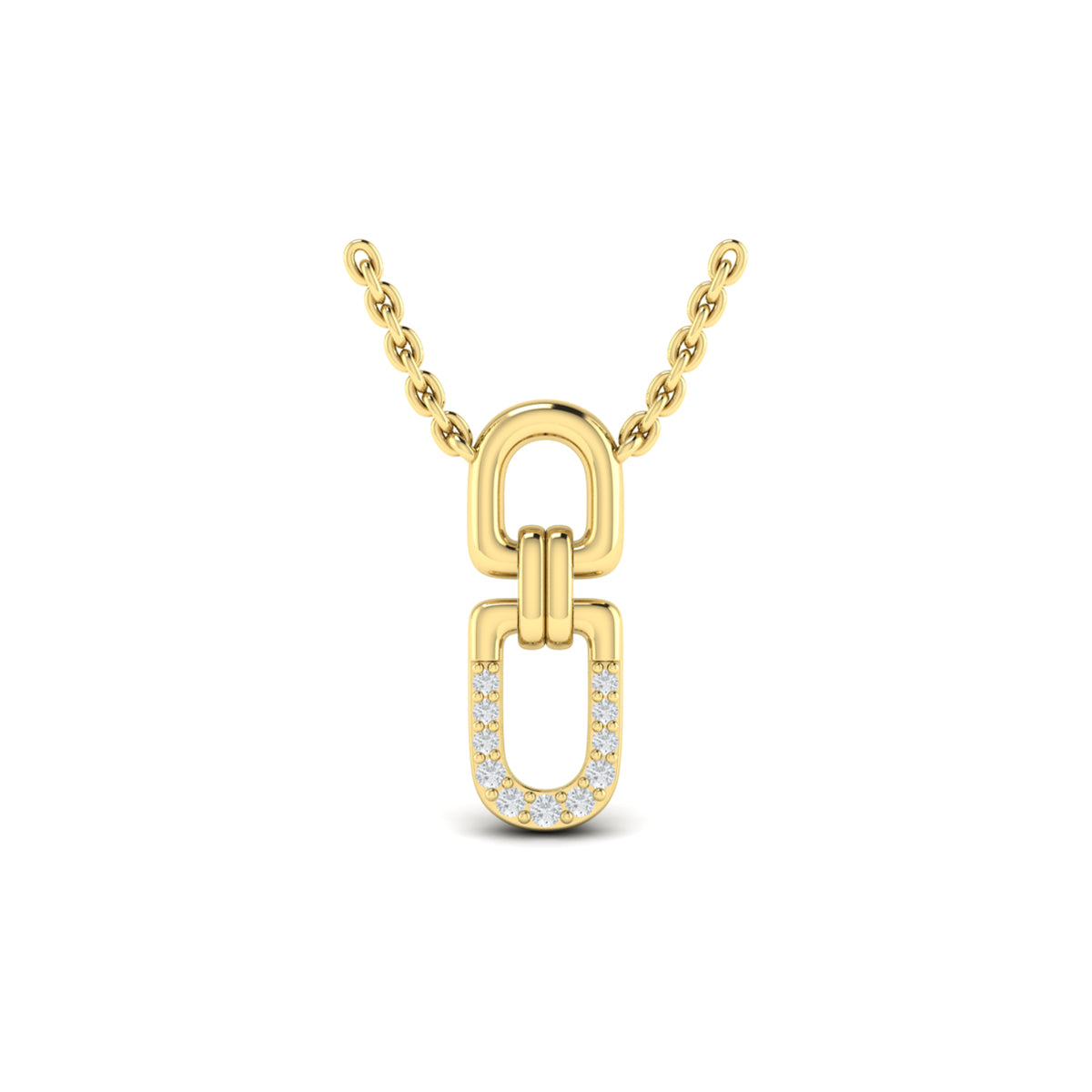 Vlora Jewels Silhouette Link Necklace, view 2