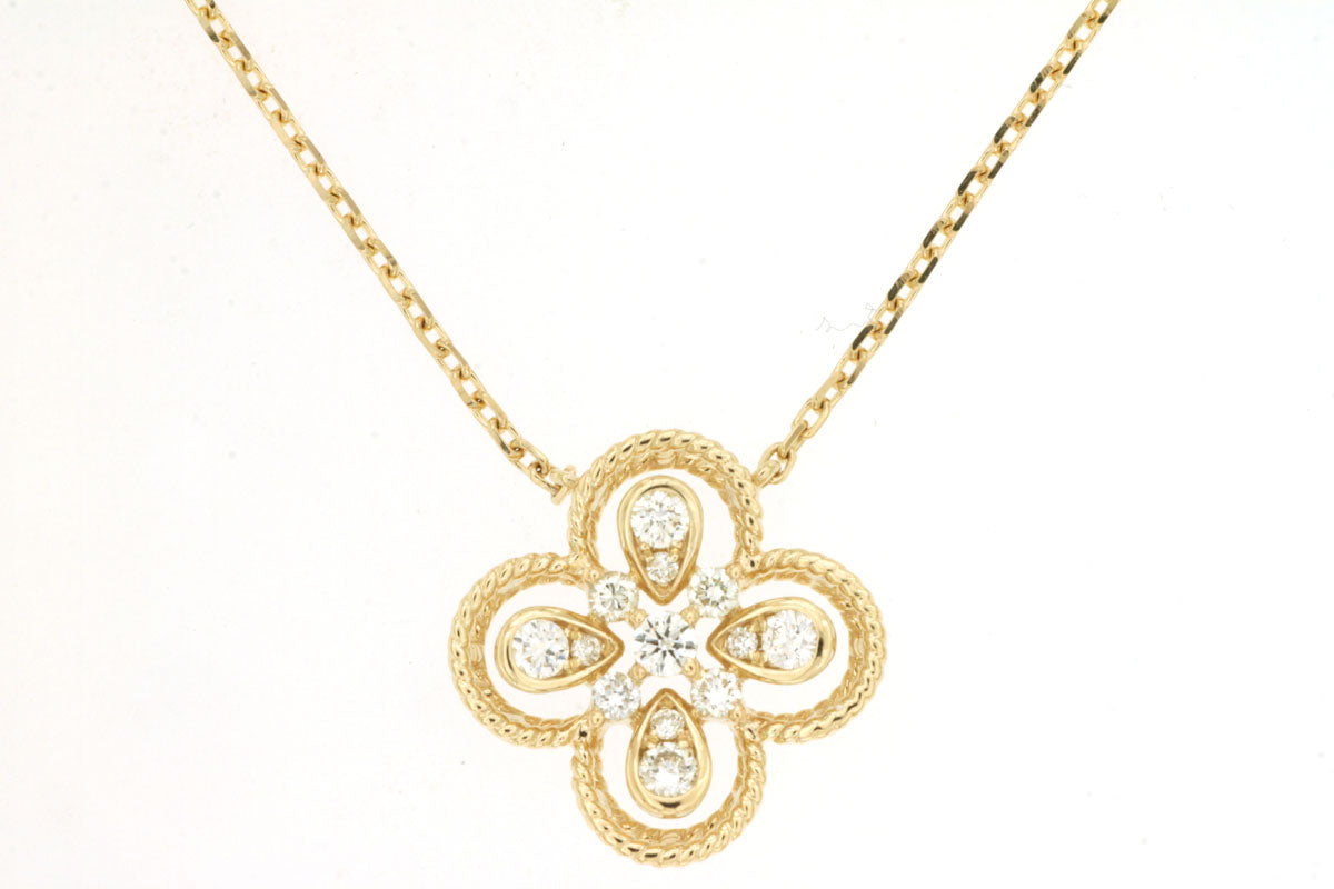 Royal Jewelry Manufacturing Diamond Clover Pendant