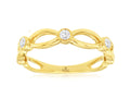 Royal Jewelry Manufacturing Diamond Open Link Band