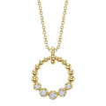 Shy Creations Diamond Circle Crown Setting Pendant