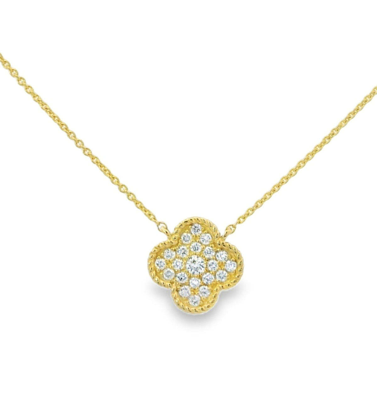 H.J. Namdar Diamond Clover Pendant