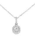 H.J. Namdar Diamond Halo Pendant