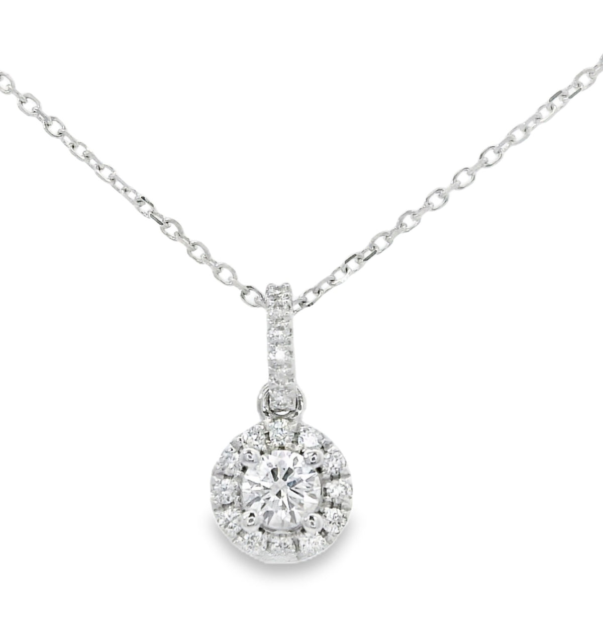 H.J. Namdar Diamond Halo Pendant