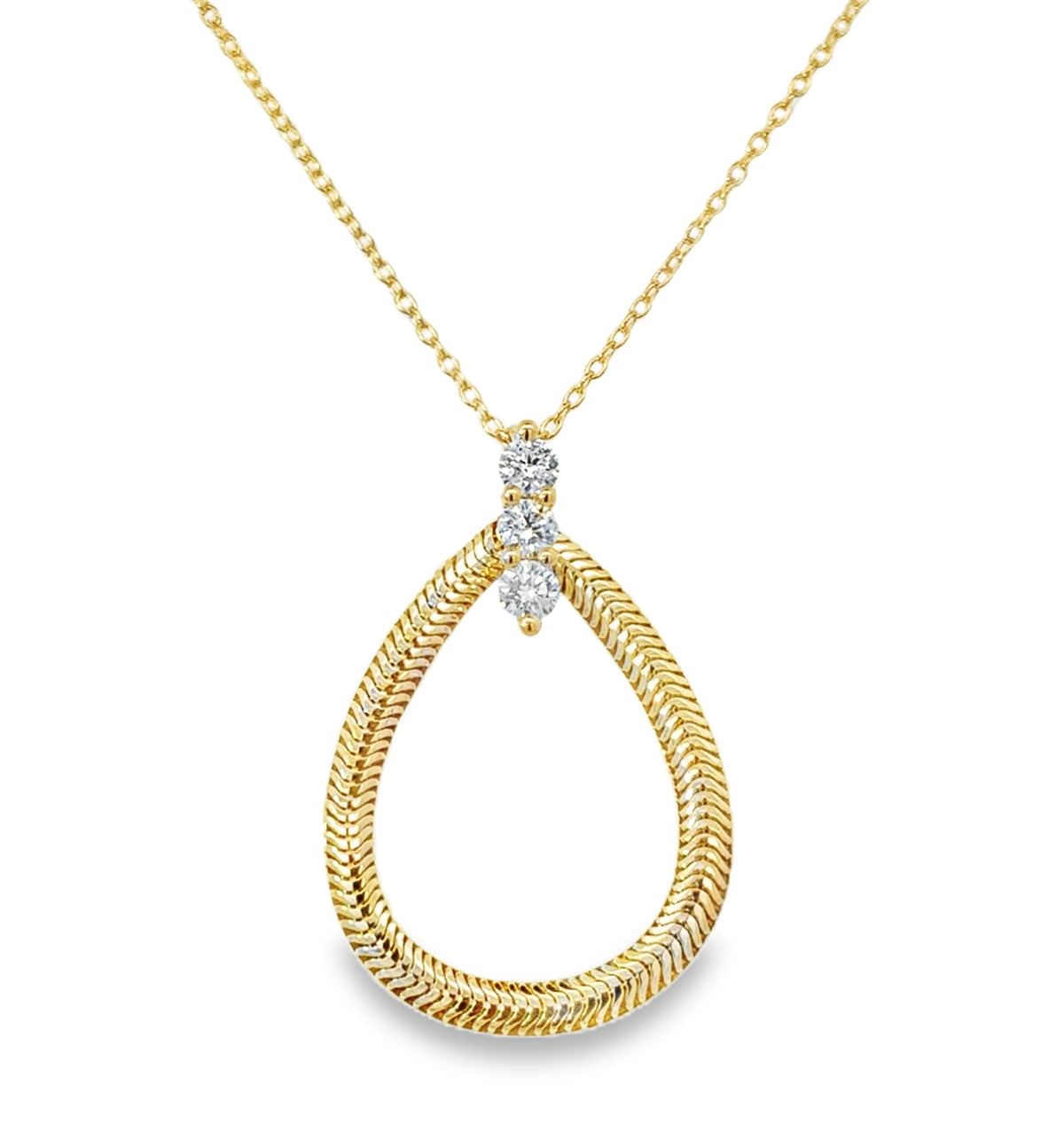 Paramount Gems Herringbone Pendant