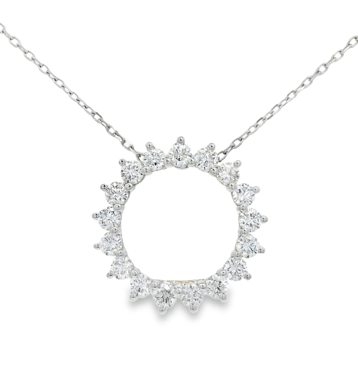 Arya's Collection Diamond Circle Pendant