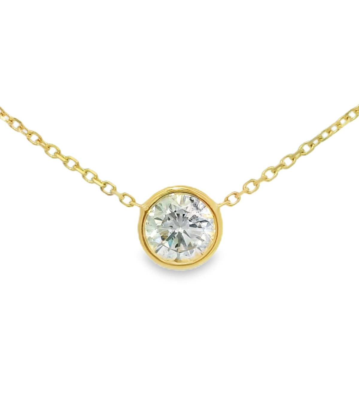 Diamond Bezel Pendant