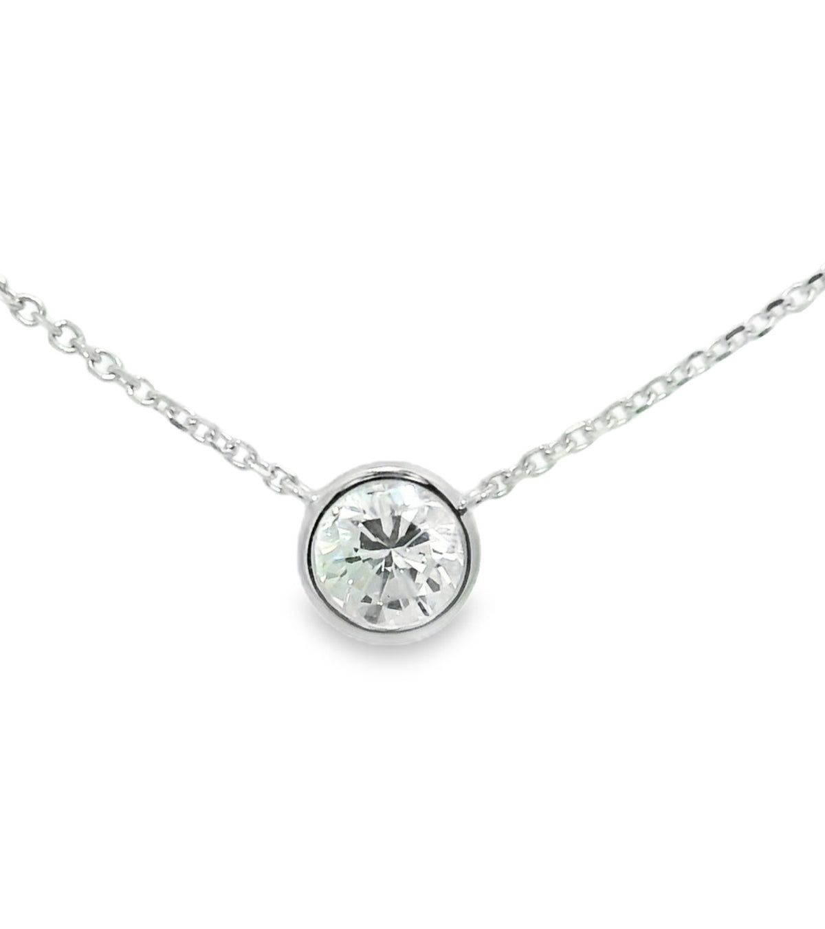 Diamond Bezel Pendant