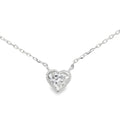 Unison Jewelry Diamond Heart Bezel Pendant