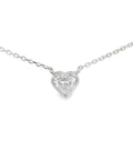 Unison Jewelry Diamond Heart Bezel Pendant