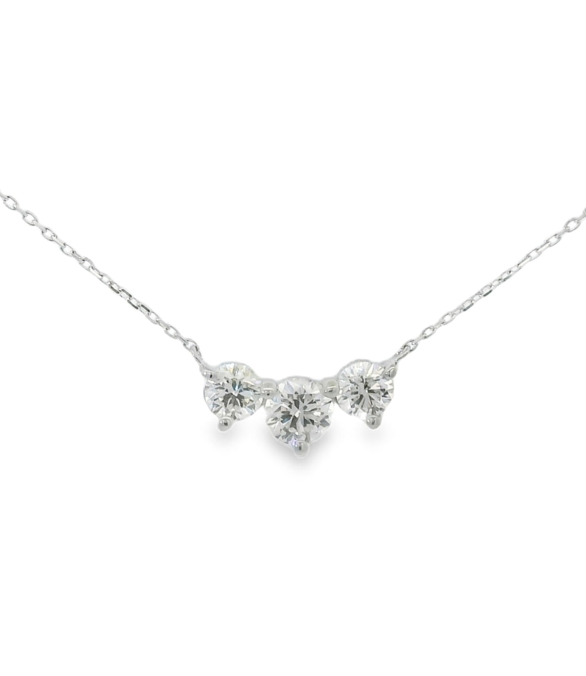 Unison Jewelry Diamond Three Stone Pendant