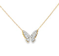 H.J. Namdar Diamond Butterfly Pendant