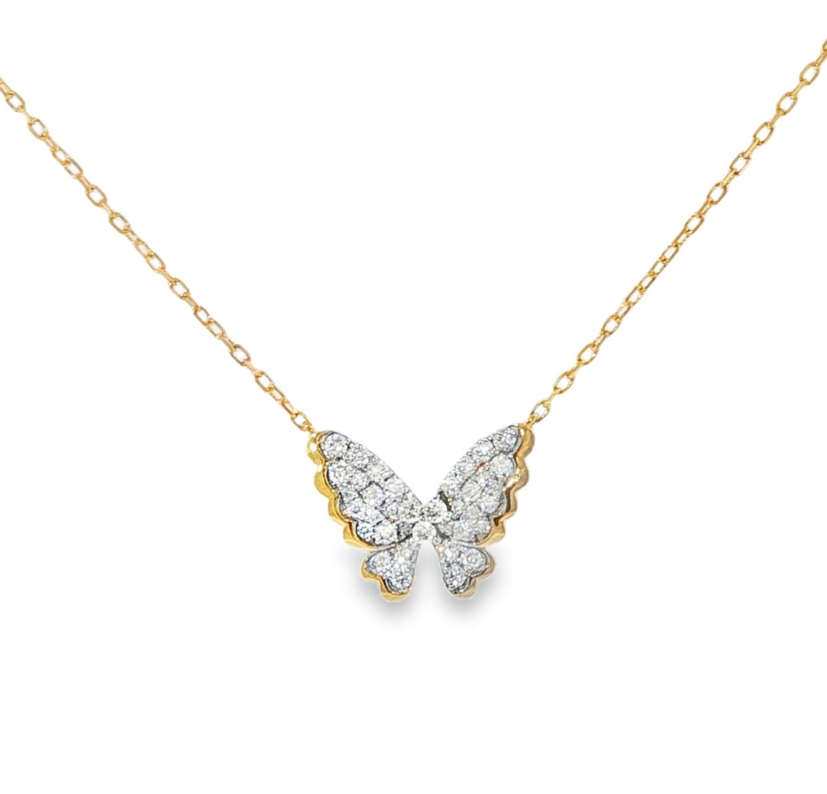 H.J. Namdar Diamond Butterfly Pendant