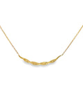 H.J. Namdar Diamond Smile Twist Necklace