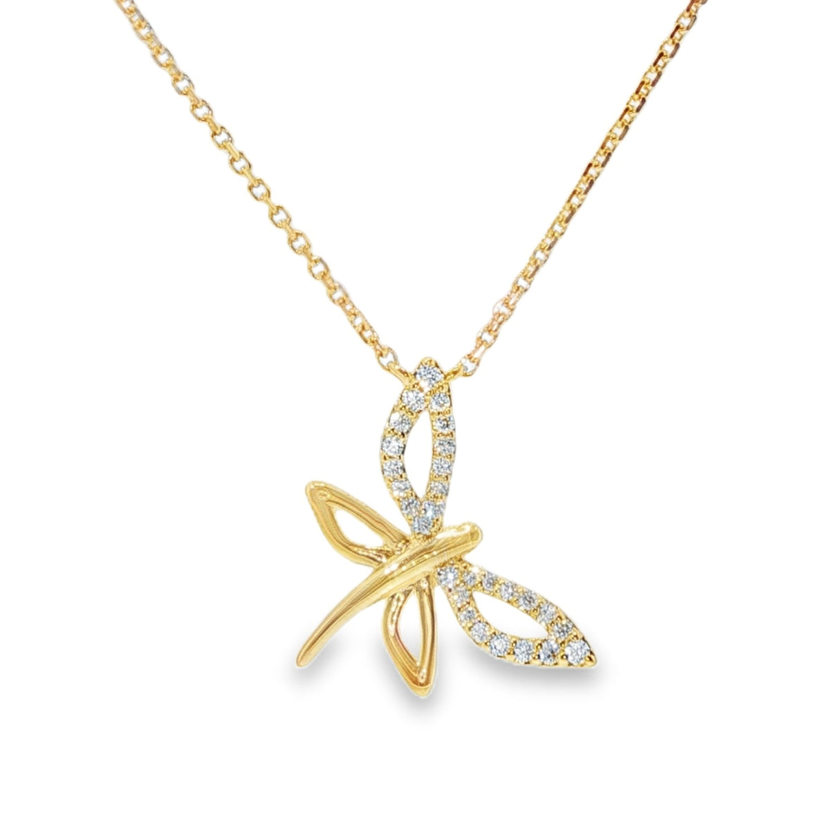 Unison Jewelry Diamond Dragonfly Pendant