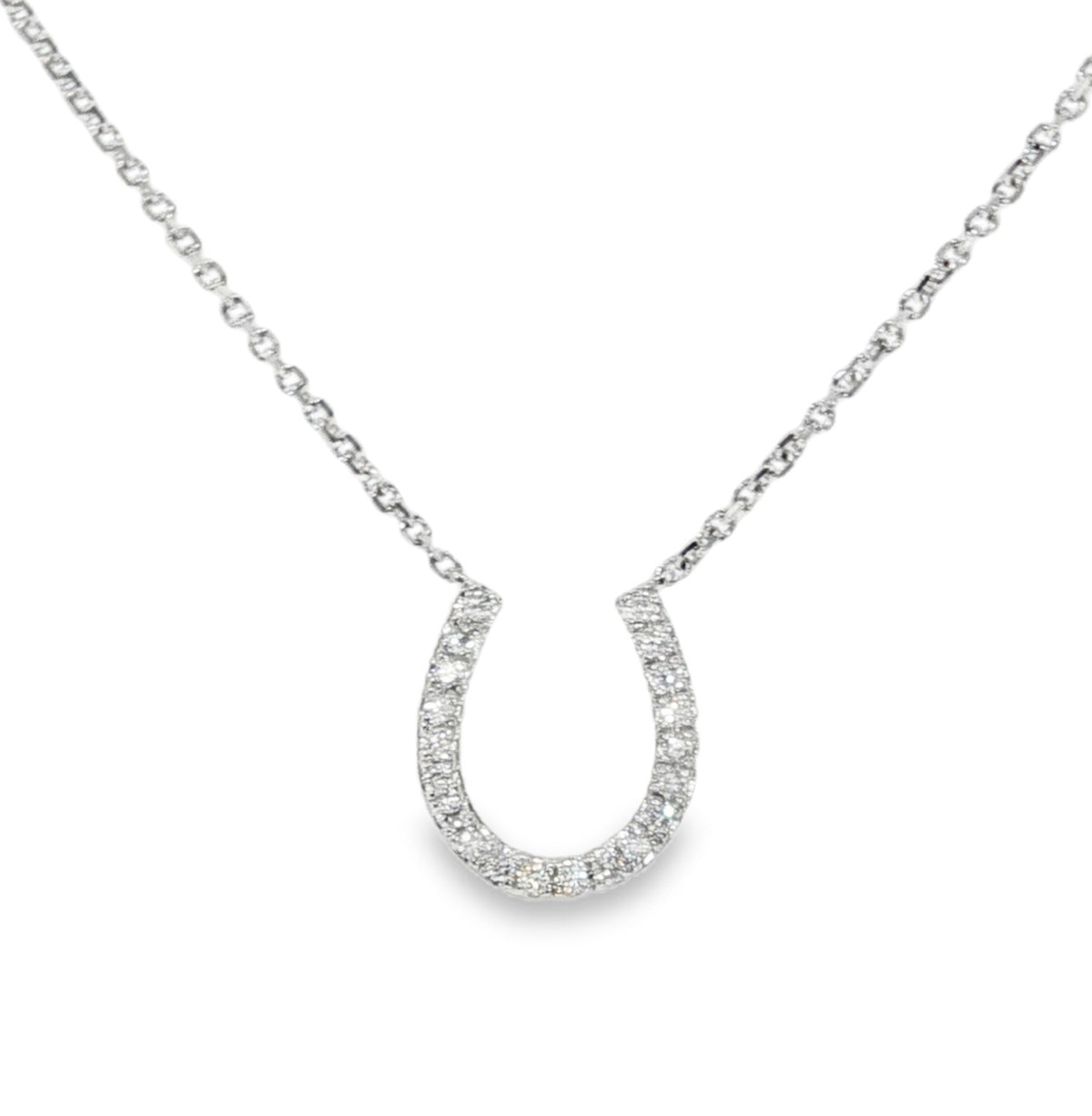 Unison Jewelry Diamond Horseshoe Pendant