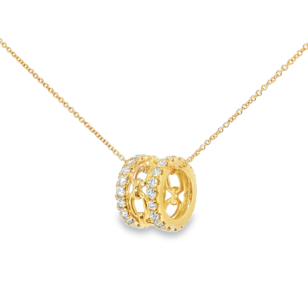 Diamond Rondelle Pendant