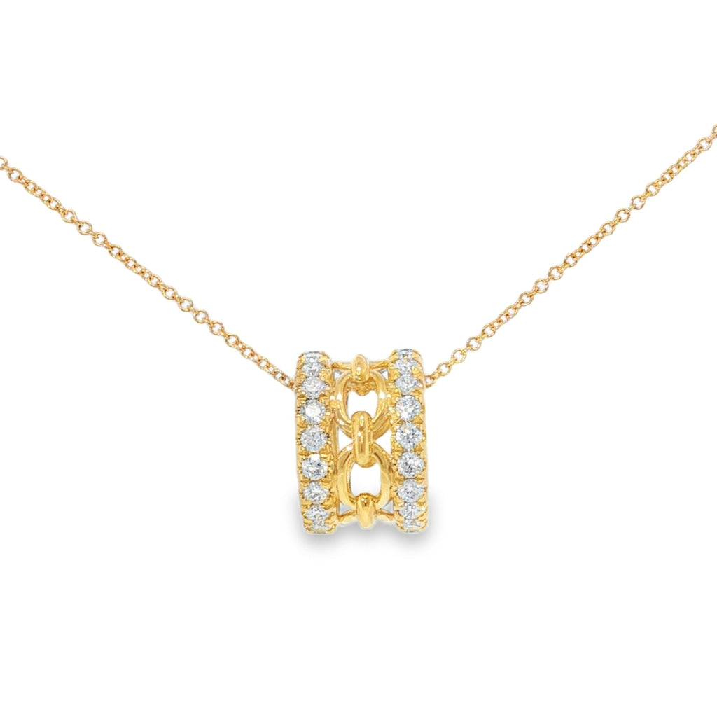 Diamond Rondelle Pendant