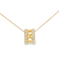 Diamond Rondelle Pendant