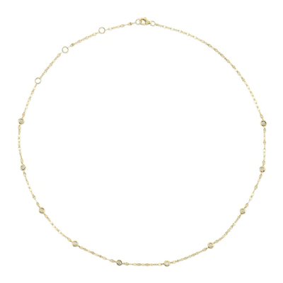 Diamond By The Yard Necklace