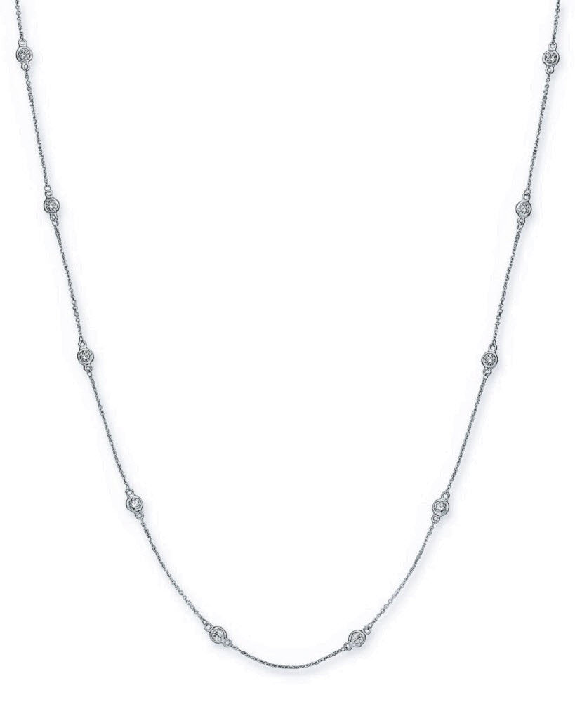 Diamond Station Necklace