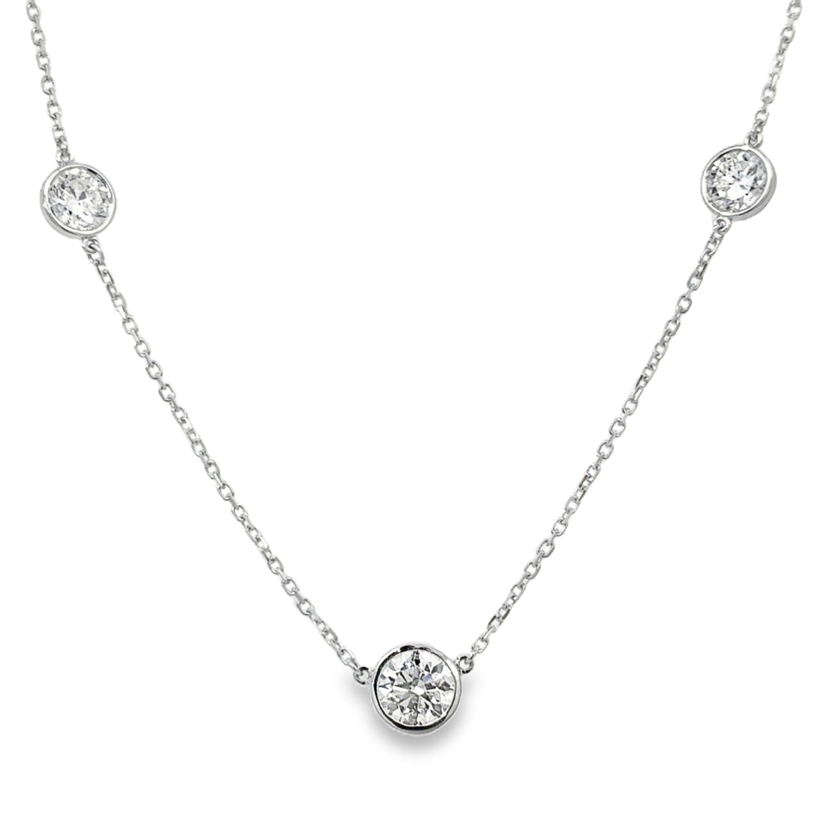 Diamond Station Necklace